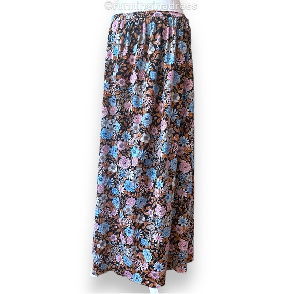 Vintage Handmade Floral Maxi Skirt - Picture 3 of 9